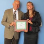 Small Business Development Center receiving award
